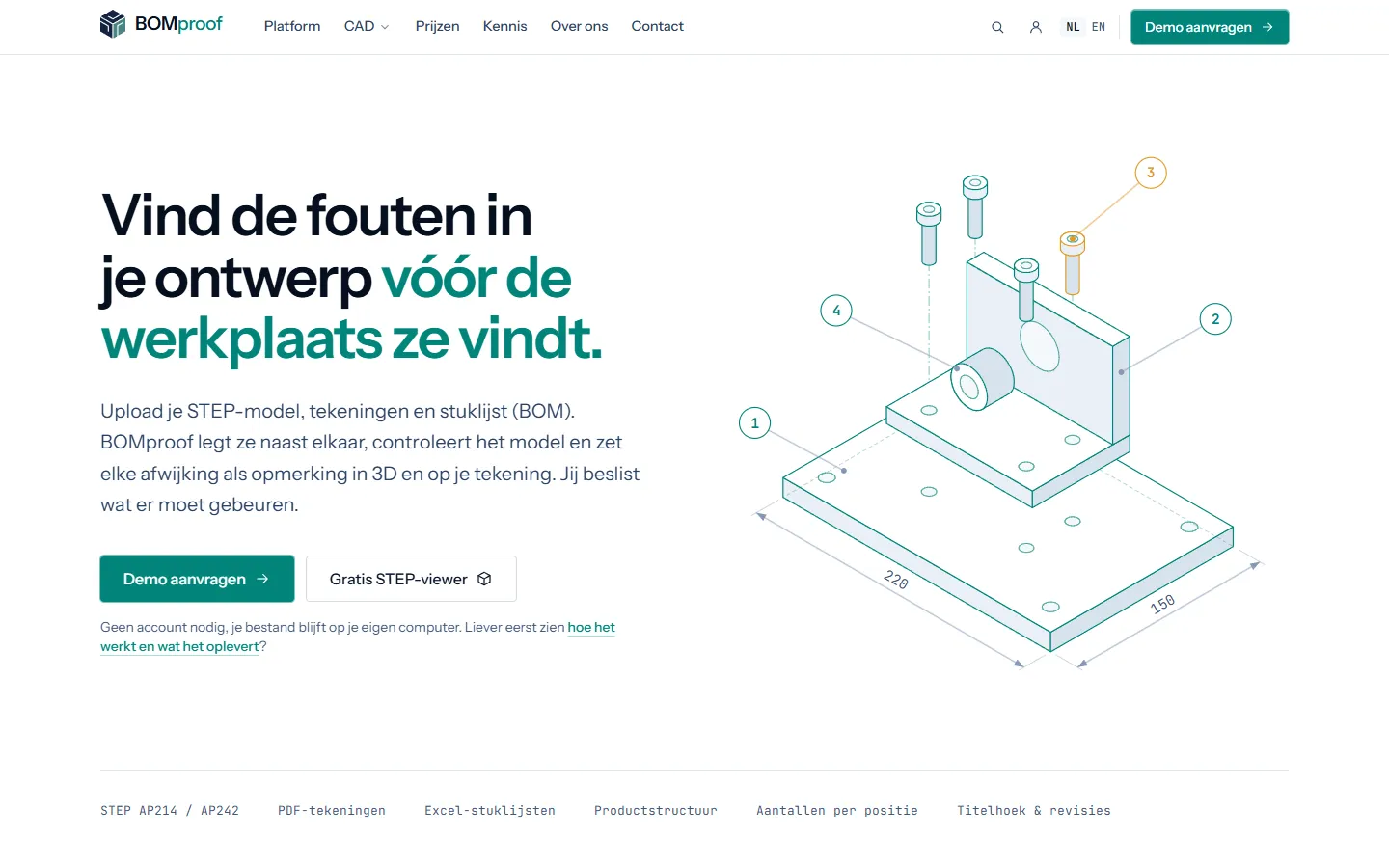 BOMproof: Find the mistakes in a design before the workshop does.